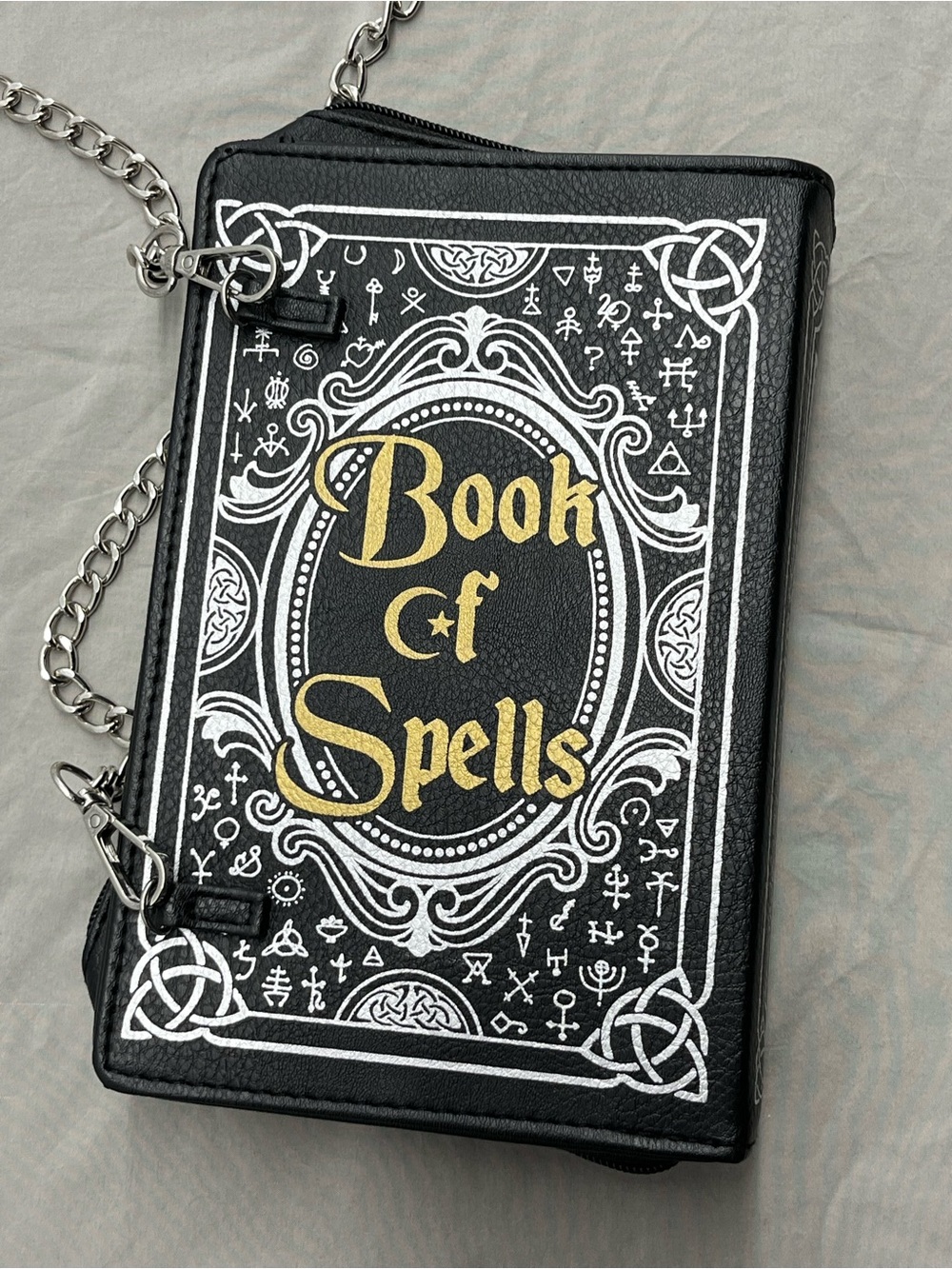 Spirit Halloween Book of Spells Crossbody Purse - Picture 3 of 5